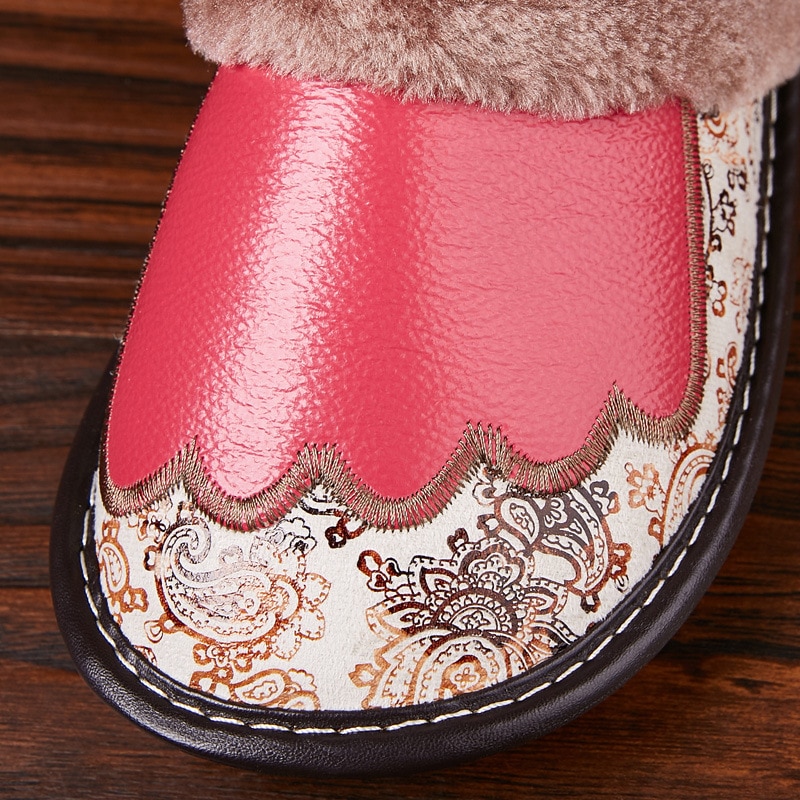 Men's Luxury Fur and Leather Slippers - Image 5